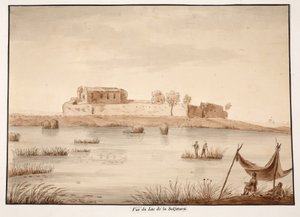 Vue du lac de Solfatura, 1833